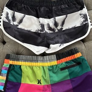 2 Womens Hurley Board Shorts